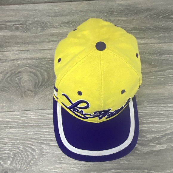 Los Angeles Collectors Edition Seventy Seven Hat Yellow Purple Snapback Cap Hat - Picture 5 of 8